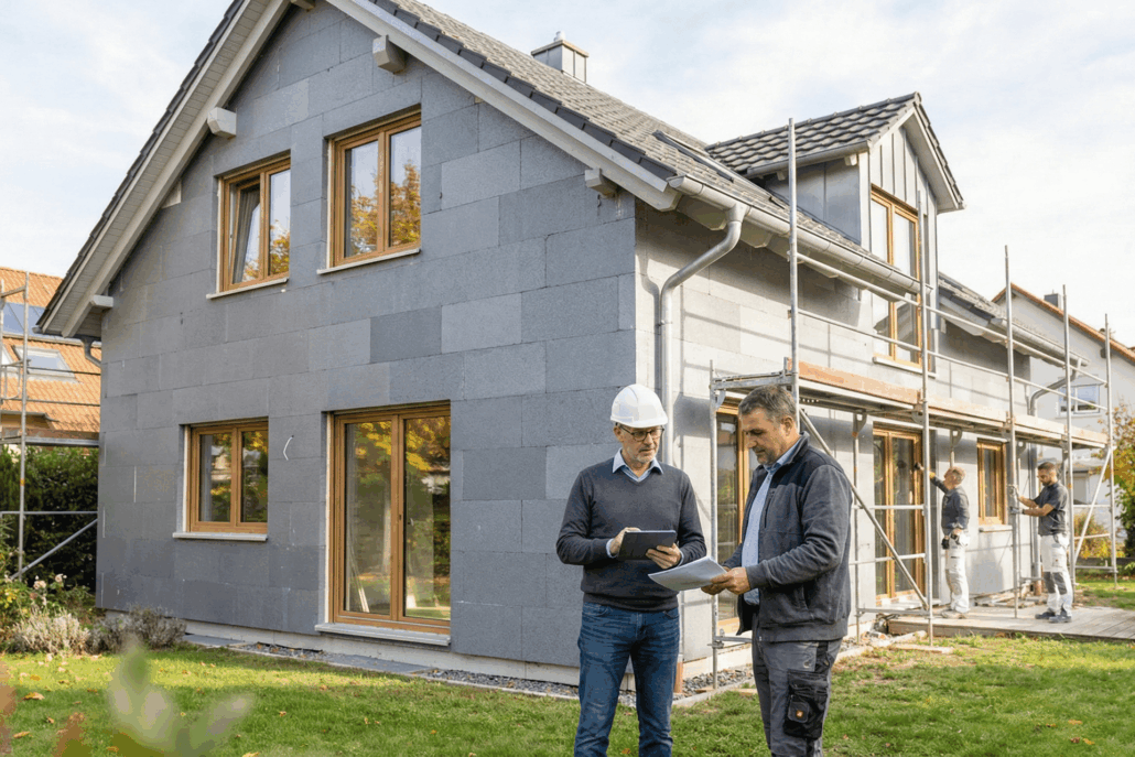 Energetische Sanierung eines Einfamilienhauses
